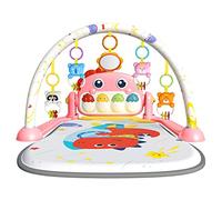 Eners Palestre per bambini Tappetini da gioco Tappetino per attività musicale Kick & Play Piano Baby Play Gym Tummy Time Tappetino imbottito per neonati neonati (rosso)