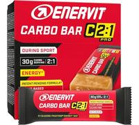 Enervit, Carbo Bar C2:1PRO No Flavour, Confezione da 12Barrette Energetiche, Senza Sapore, per Attività di Resistenza di Lunga Durata ad Alta Intensità, Barretta Energetica con 30g di Craboidrati