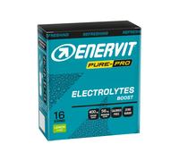 ENERVIT Pure Pro - Electrolytes Boost Limone, 16 bustine da 16 g