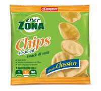EnerZona Chips Snack Di Soia Gusto Classico, 1 bustina