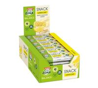 Enervit, Enerzona Protein Snack 40-30-30 Gusto Lemon Cake, 30 Barrette Proteiche da 33gr Dieta a Zona con Proteine del Latte e Fibre, per Mantenere il Tono Muscolare, Senza Olio di Palma
