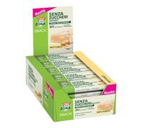 Enervit, Enerzona Snack Arachidi, 30 Barrette da 33g | Barette Proteiche con 30g di Proteine e 25g Fibre per 100g, Senza Glutine, Ideali per uno Spuntino Proteico