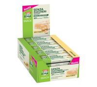 Enervit, Enerzona Snack Arachidi, 30 Barrette da 33g | Barrette Proteiche con 30g di Proteine e 25g Fibre per 100g, Senza Glutine, Ideali per uno Spuntino Proteico