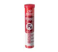 Enervit, Ferro, Integratore in Compresse Effervescenti, Gusto Arancia, Ideale in Ogni Stagione, con Ferro, Vitamina C, Vitamina E e Beta-carotene, Tubo da 20 Compresse