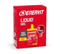 ENERVIT Gel Energetico Enervit Liquid Gel Limone 4x60ml maltodestrine fruttosio 2:1 | Enervit Senza taglia
