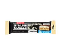 ENERVIT Gymline Muscle High Protein Bar 36% Biscotto Ricoperto di Cioccolato al Latte, 1 barretta da 55 grammi