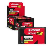 Enervit, Isocarb C2:1PRO, Busta Monodose da 65g, Bevanda Energetica Isotonica, con 60 Grammi di Carboidrati per Porzione, Integratore Alimentare per Attività di Resistenza ad Alta Intensità