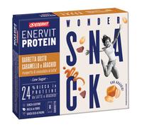 Enervit Wonder Snack Caramello e Arachidi Senza Glutine, 8 Pezzi