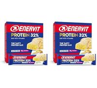 Enervit, Protein Bar 32% Lemon Cake, Barrette Proteiche, 15g di Proteine, con Vitamina D e B6, Gusto Lemon Cake, Per il Recupero dopo lo Sport, Senza Glutine, 12 Barrette da 48g (Confezione da 2)