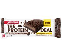ENERVIT The Protein Deal Cioccolato Fondente Crunchy, 1 barretta da 40/55 grammi