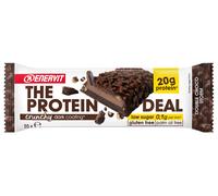 ENERVIT The Protein Deal Cioccolato Fondente Crunchy, 1 barretta da 40/55 grammi