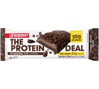 ENERVIT The Protein Deal Cioccolato Fondente Crunchy, 1 barretta da 40/55 grammi