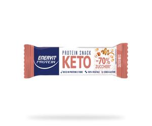 Enervit Protein - Keto Snack Barretta con Nocciole Tostate, 35g