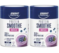 Enervit Protein, Smoothie al Mirtillo, 30% di Proteine, Senza Zuccheri Aggiunti, Per una Pausa Fresca e Proteica, Senza Grassi, 1 Smoothie : 81 kcal, Gusto Mirtillo, VeganOK, Barattolo da 320g