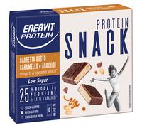 Enervit Wonder Snack Caramello e Arachidi Senza Glutine, 8 Pezzi