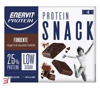 ENERVIT Protein - Snack Fondente - 8 Barrette Proteiche