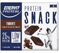 Enervit Protein Snack Low Sugar Barretta Proteica Cioccolato Fondente 8 Barrette