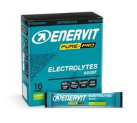 Enervit Pure Pro Electrolytes Boost - Limone - Astuccio da 16 buste