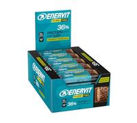 Enervit Pure-Pro Protein Bar 36% Hazelnut, Barrette Proteiche con Copertura Croccante, 20g di Proteine,Carica proteica Post Allenamento, Senza Glutine e Senza Zucchero, 55 g