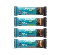 Enervit Pure-PRO Protein Bar 36% Variety Kit da 20 barrette da 55gr assortite nei gusti: Crunchy Double Choco, Crunchy Hazelnut, Creamy Choco, Creamy Caramel