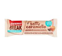 Enervit Salty Caramello, Barretta Proteica da 27 gr, con 15% di proteine, Senza glutine
