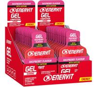 Enervit Sport Gel Competition Lampone con Caffeina Box 24 Pezzi scad 02-04-2026