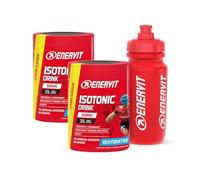 Enervit Sport Isotonic Drink During | 2 barattoli Gusto Limone 420gr | Borraccia in Omaggio