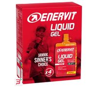 ENERVIT Gel Energetico Enervit Liquid Gel Arancia 4x60ml maltodestrine fruttosio 2:1 | Enervit Senza taglia