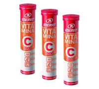 Enervit, Vitamina C, Integratore Compresse Effervescenti, Gusto Arancia, Apporta 1000 Milligrammi di Vitamina C, Rafforza il Sistema Immunitario, Contro Stanchezza e Affaticamento, Tubo 20 Compresse