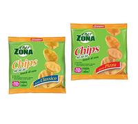 EnerZona Chips Variety Pack ● 10 Buste da 23g ● 5 gusto Classico + 5 gusto Pizza