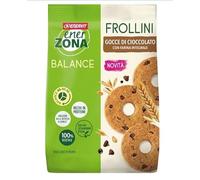 Enerzona frollini Gocce di cioccolato con farina integrale Box da 9 buste da 250gr