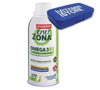 Enerzona Omega 3 RX 270 Capsule da 1g con Portapillole Integratore Omega 3 IFOS