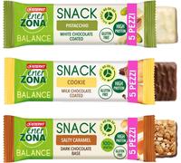 , Enerzona Protein Snack Variety Pack, Confezione Con Barrette Assortite Da 33Gr