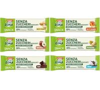 EnerZona Snack Senza Zuccheri Variety Pack | 30 Barrette da 27/33 grammi con 30% di Proteine | Gusti Assortiti