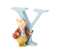 Enesco A5017 Beatrix Potter Pigling Bland con la Lettera Y, Statuetta