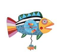 Enesco Allen Design By Michelle Allen, orologio multicolore, altezza 13,5 cm