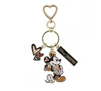 Enesco Disney Britto Midas Mickey Mouse con fiori portachiavi, 14 cm, multicolore, multicolore, 14 cm