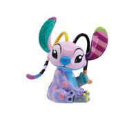 Enesco Disney Britto - Statuetta in miniatura di Lilo e Stitch, angelo seduto, 8 cm, multicolore