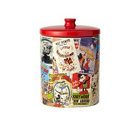 Enesco Disney Ceramics - Barattolo per biscotti a forma di Topolino, 23,5 cm, multicolore