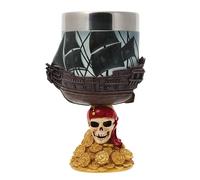 Enesco Disney Showcase - Calice decorativo da 18 cm, motivo: Pirati dei Caraibi, con perla nera