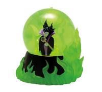 Enesco Disney Showcase - Palla d'acqua con fiamme di Maleficent, 14 cm, multicolore
