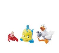 Enesco Disney Showcase - Set di statuette in miniatura della Sirenetta Sebastian Flounder e Scuttle, 4,6 cm, multicolore