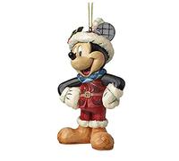 Enesco Disney Tradition By Jim Shore Sospensione Mickey Natale, PVC, Multicolore, 7x8x10 cm