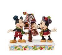 Enesco Disney Traditions by Jim Shore Topolino e Minnie Mouse Lettere a Babbo Natale, 17,8 cm, Multicolore