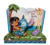Enesco Disney Lilo And Stitch Ohana Book Figure Multicolor