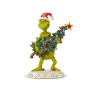 Enesco Dr. Seuss The Grinch by Jim Shore Stealing Tree Figurine 8.66"""" Multicolor