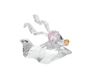 Enesco FACETS Disney The Nightmare Before Christmas Zero The Ghost Dog miniatura statuetta, 7,6 cm, trasparente