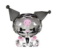 Enesco FACETS Sanrio Kuromi - Statuetta in miniatura seduta, 4,6 cm, multicolore