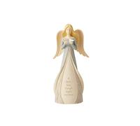 Enesco Foundations Sister Laughs and Tears - Statuetta di angelo colomba, 19 cm, multicolore