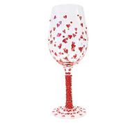 Enesco GLS11-5570R Red Hot - Bicchiere da Vino Standard, Multicolore
